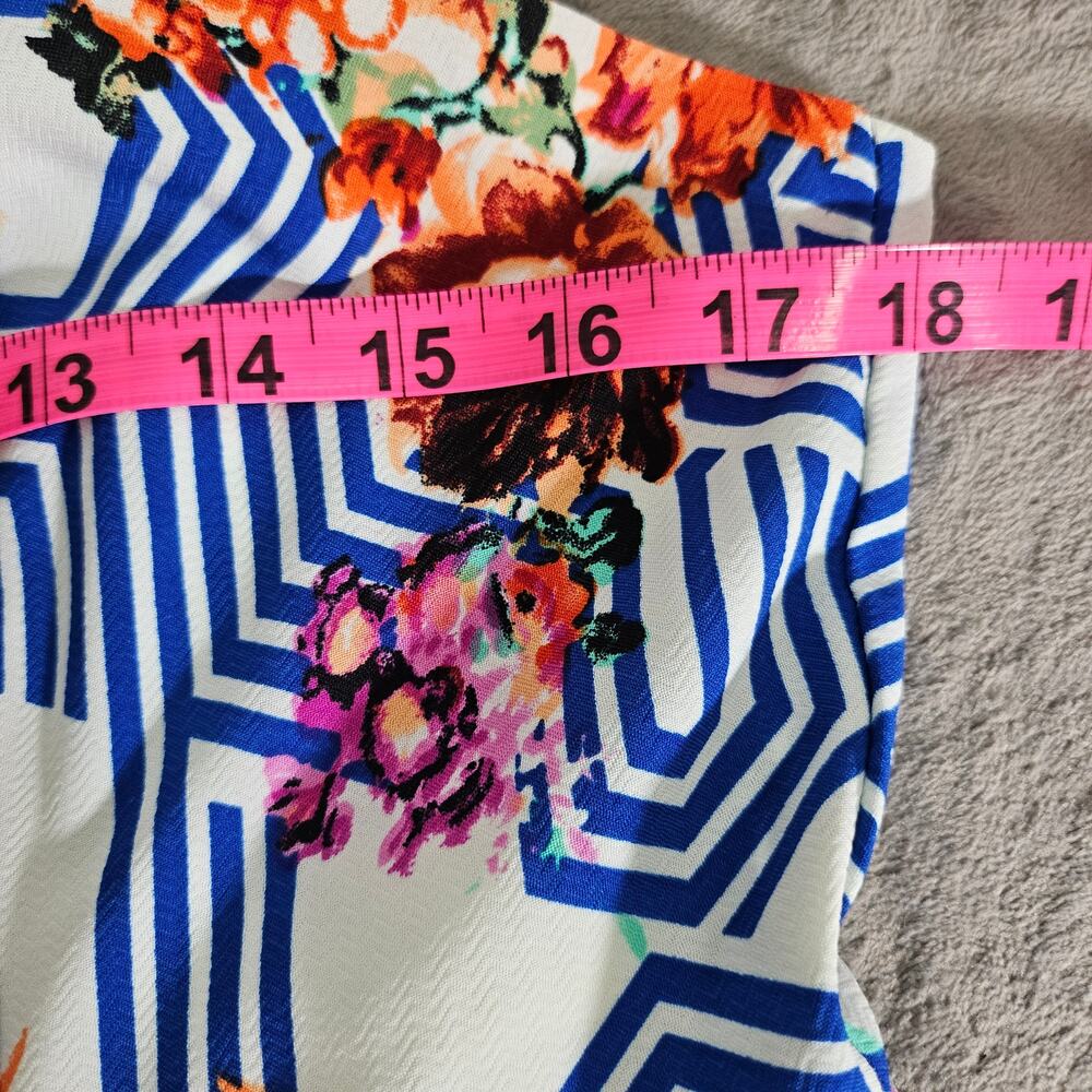 Anna Grace midi dress spaghetti straps A-line sz L - Picture 6 of 7